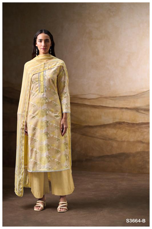 Ganga Lauren 3664 catalog surat salwar kameez wholesalers online