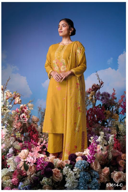 Ganga Mrinali 3614 catalog ladies salwar kameez wholesalers in bangalore