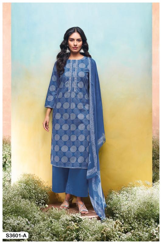 Ganga Nilakshi 3601 catalog cotton salwar kameez wholesale