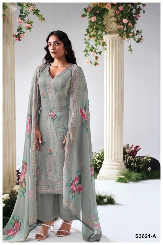 Ganga Prapti 3621 catalog salwar kameez wholesale surat