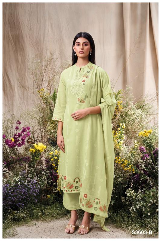 Ganga Rupreet 3603 catalog wholesale suppliers of salwar kameez in surat gujarat