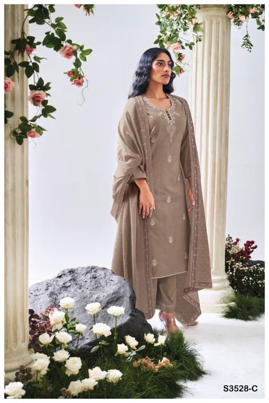 Ganga Shreshti 3528 catalog salwar kameez wholesale market in mumbai
