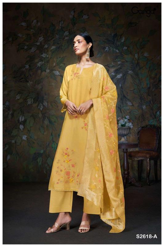 Ganga Swara 2618 catalog surat salwar kameez
