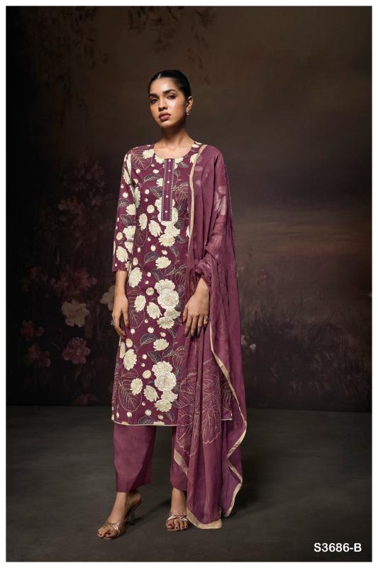 Ganga Yugriti 3686 catalog salwar kameez wholesale ahmedabad
