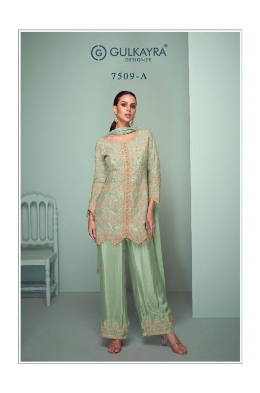 Gulkayra Crown Platinum catalog Chinon designer salwar kameez wholesale online