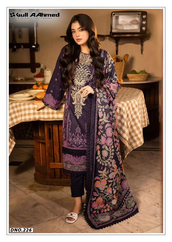 Gull AAhmed Lawn Vol-27 - Karachi Dress Material - Wholesale Catalog