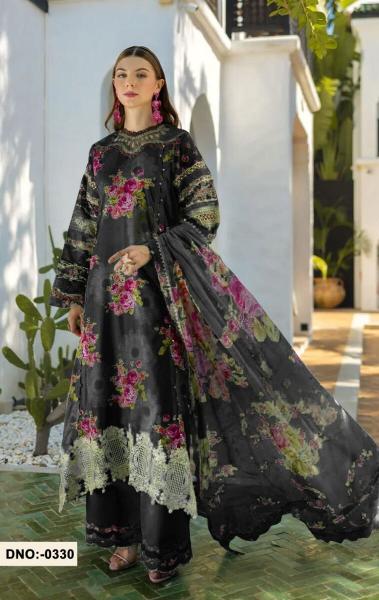 Hazzel 0329 & 0330 catalog Chiffon Dupatta wholesale dealers of pakistani suits in india