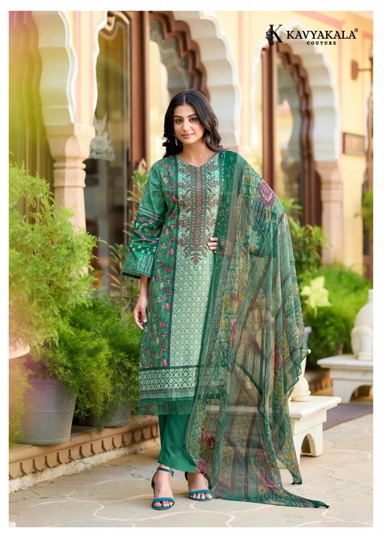 KavyaKala Saumya catalog pakistani cotton suits wholesaler