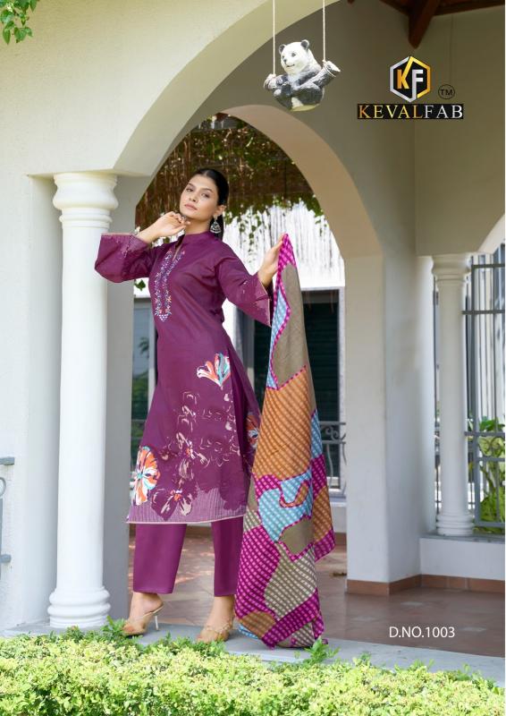 KevalFab Aalaya Vol-01 – Karachi Dress Material - Wholesale Catalog