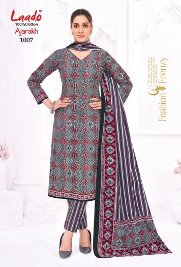 Laado Ajarakh Vol-01 – Dress Material - Wholesale Catalog