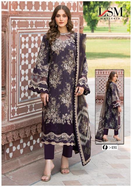 LSM Firdous Queen Vol-15 – Karachi Dress Material - Wholesale Catalog