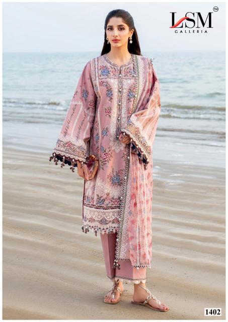 LSM Parian Dream Vol-14 – Karachi Dress Material - Wholesale Catalog