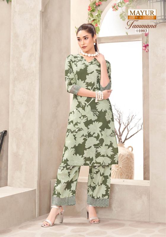 Mayur Tamana vol 1 catalog print co ord set wholesale in mumbai