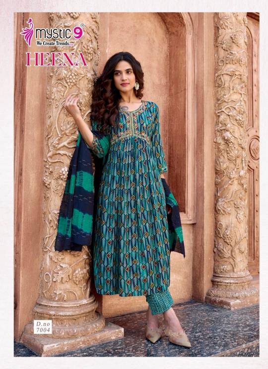 Mystic 9 Heena Vol 7 Catalog party kurtis online india