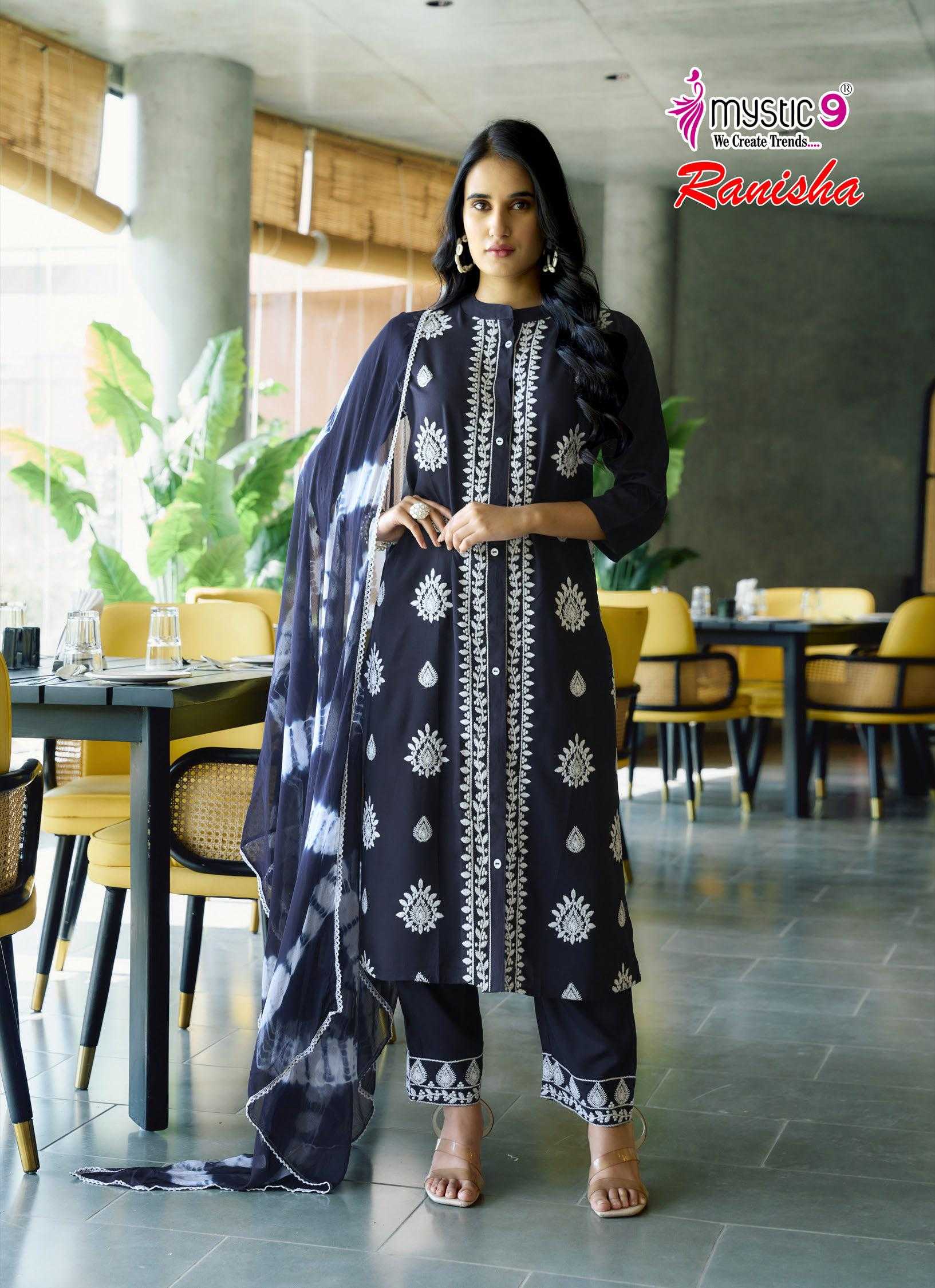 Mystic 9 Ranisha vol 1 catalog indian kurti dresses 