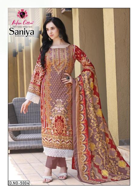 Nafisa Saniya Vol-05 – Karachi Dress Material - Wholesale Catalog
