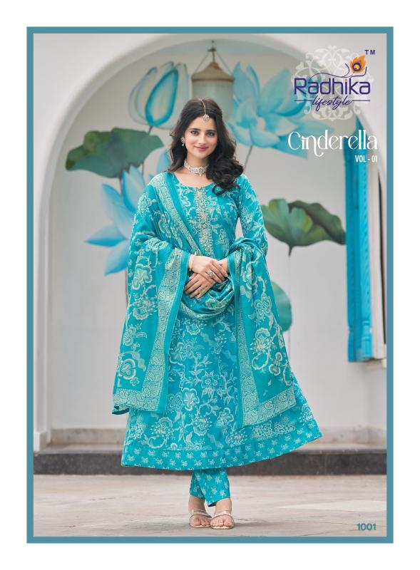Radhika Lifestyle Cindrella vol 1 catalog ladies cotton kurtis manufacturers in india
