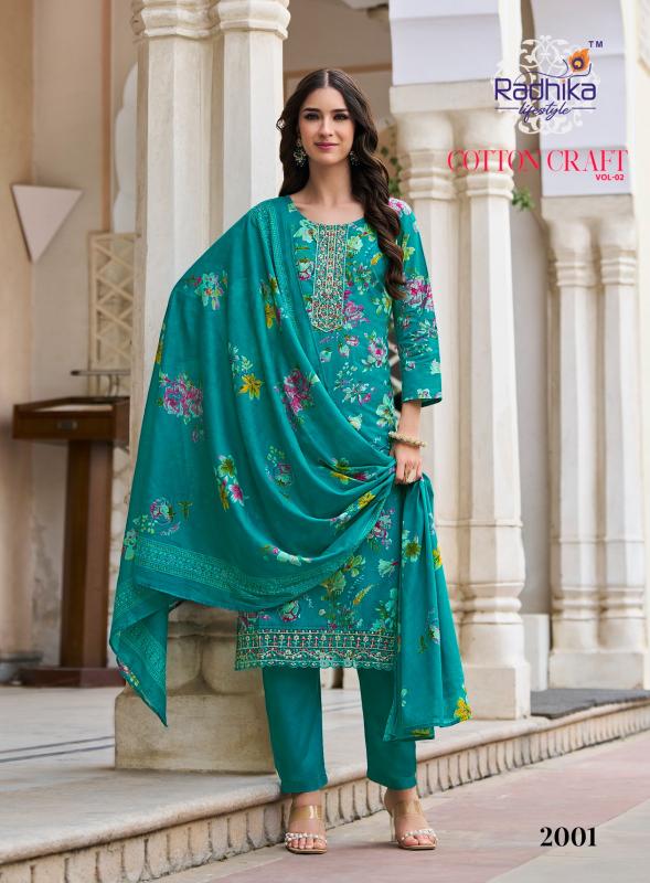 Radhika Lifestyle Cotton Craft Vol 2 catalog ebay indian designer cotton kurti