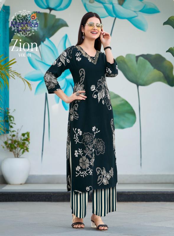 Radhika Lifestyle Zion catalog modest co ord set for women