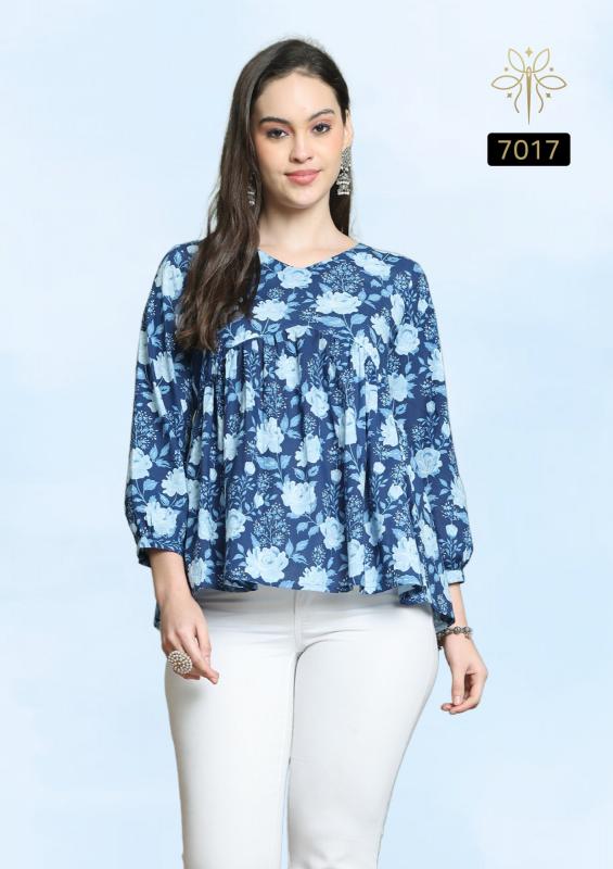 Rajnandini Aaradhya Vol 24 Catalog indian cotton kurti tops for women
