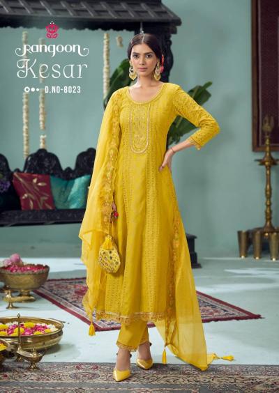 Rangoon Kesar catalog anarkali kurtis online shopping india