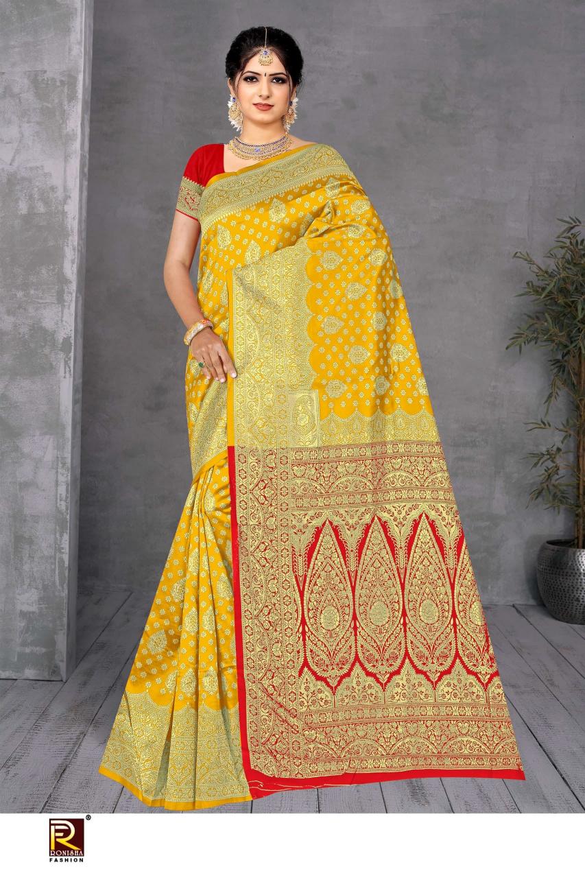 Ronisha D 126 Catalog top saree manufacturing companies in surat