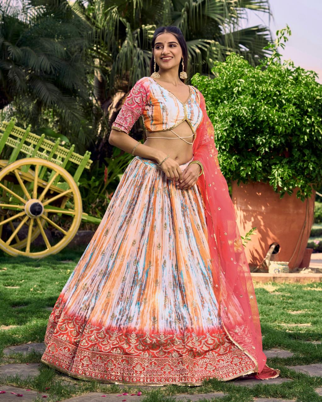 Sabella 5051 Pink catalog india lehenga choli
