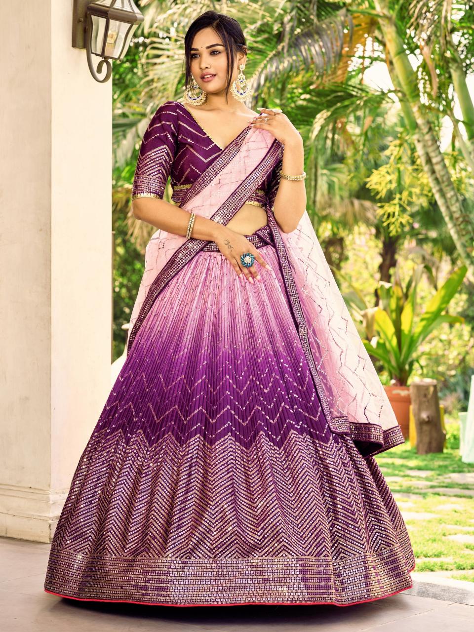 Sabella 5057 Purple catalog lehenga in india online