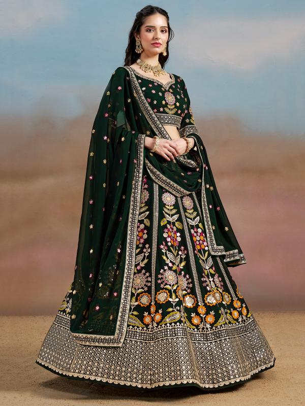 Sabella 6008 Green wedding lehenga north india
