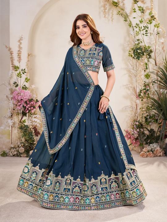 Sabella Georgette vol 6 catalog lehenga cost in india