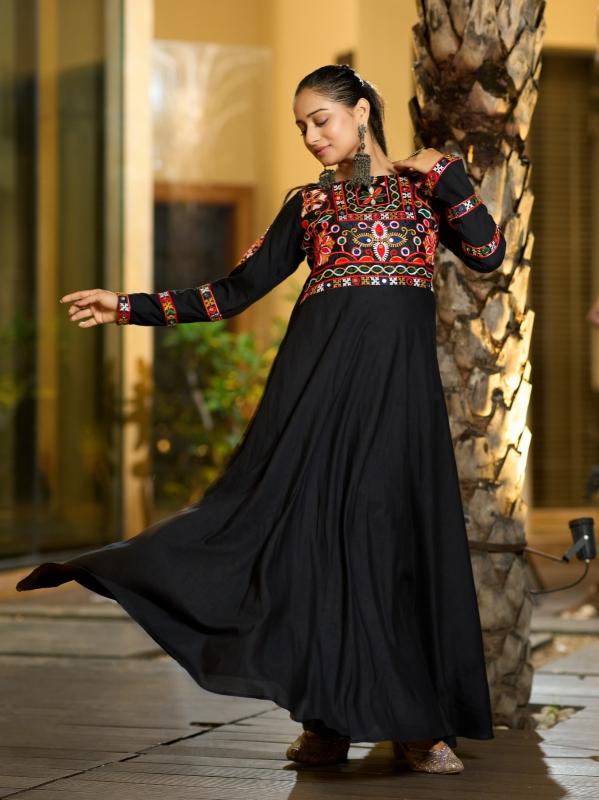 Sabella Navratri catalog indian black kurti