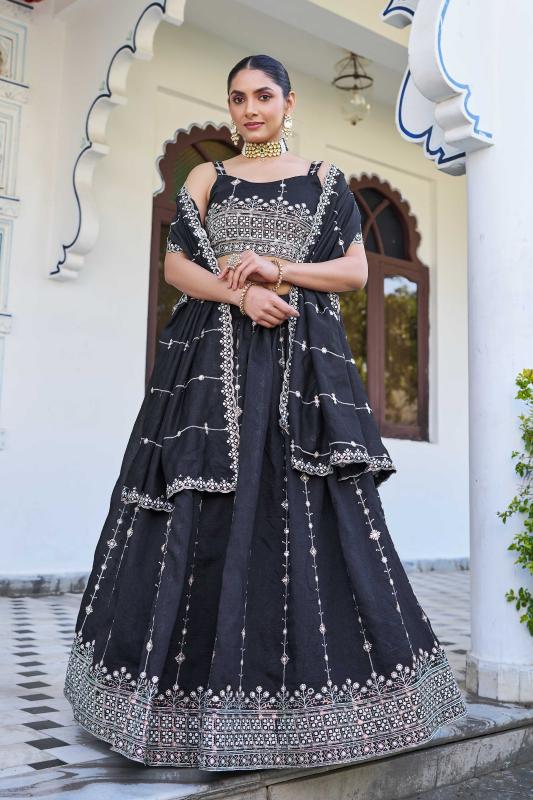 Sabella Silk vol 2 catalog lehenga style dress in india