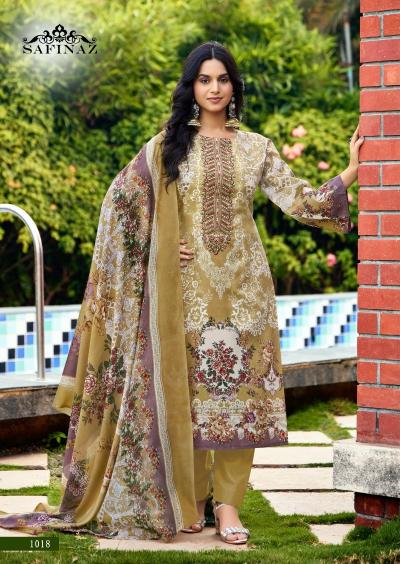 Safinaz Nzakat catalog wholesale cotton dress material in mumbai