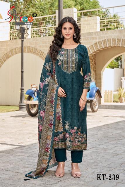 Shree Fabs KT 239 catalog pakistani brand salwar suit wholesaler