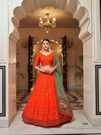Shubhkala Bridesmaid Vol 24 Nx catalog brocade lehenga online india
