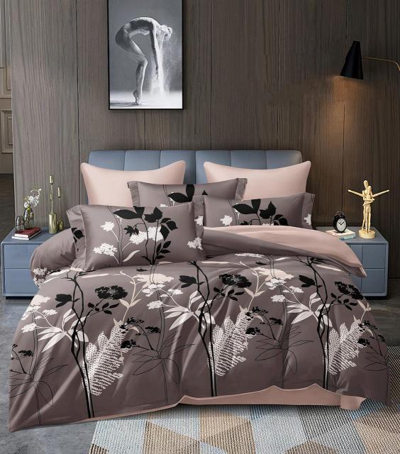 Siara 230X155 Single bed pure glacé cotton premium bedsheets