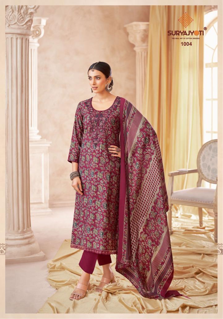 SuryaJyoti Kesha Vol-01 - Dress Material - Wholesale Catalog