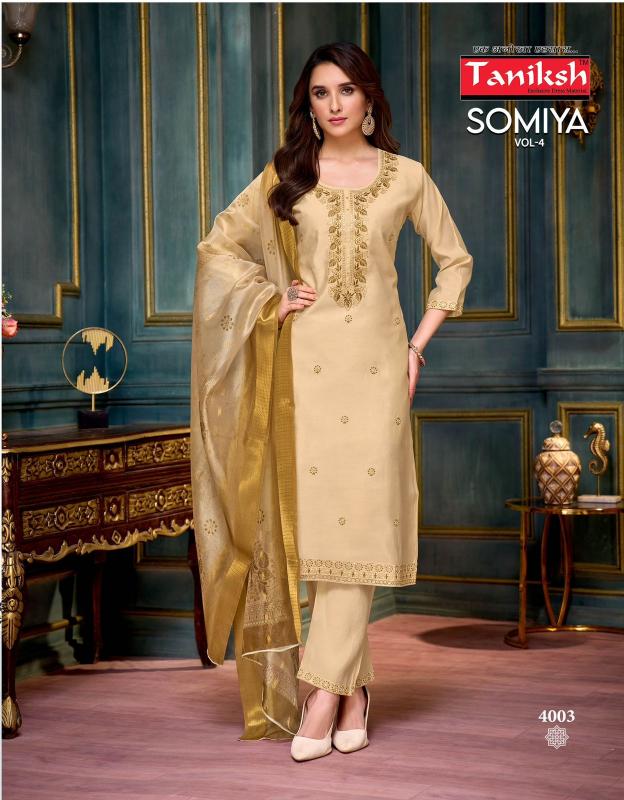 Taniksh Somiya Vol 4 catalog indian party wear kurtis online
