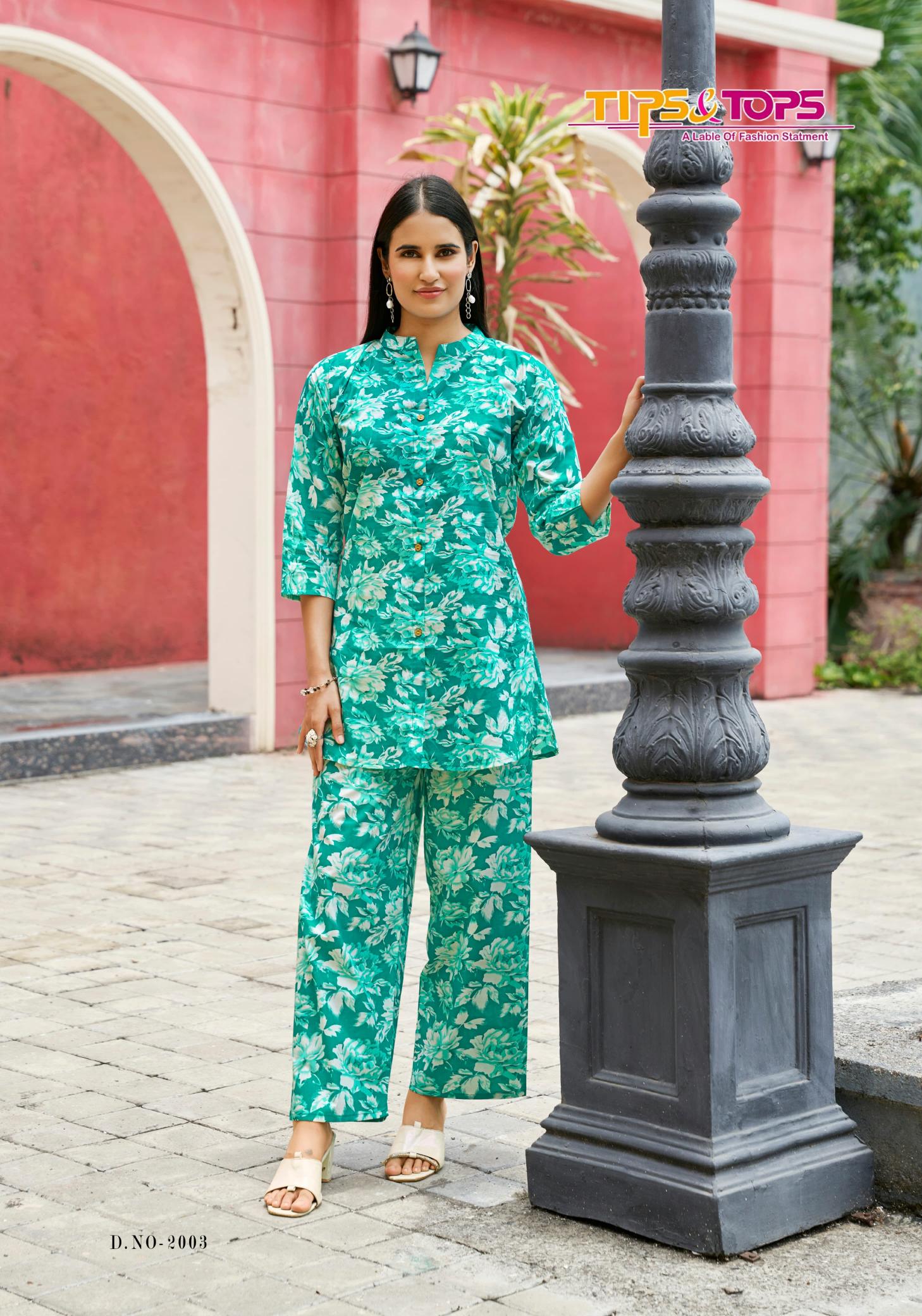 Tips & Tops Cotton Trends Vol 2 Catalog cotton coord set wholesale in mumbai