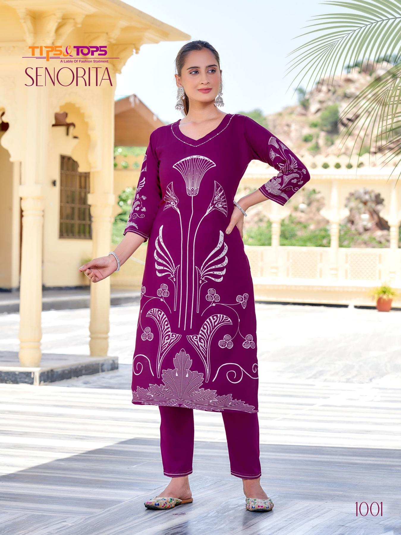 Tips & Tops Senorita catalog designer kurti india