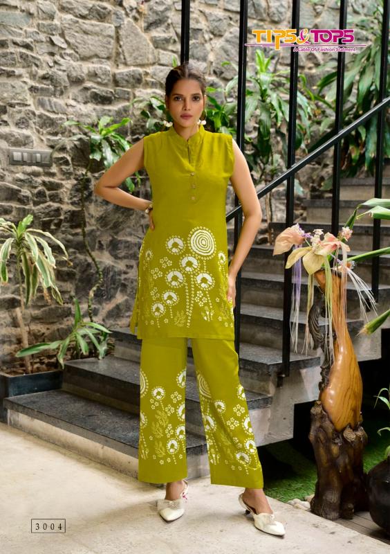 Tips & Tops Summer Beauty vol 3 catalog reyon print wholesale co ord sets