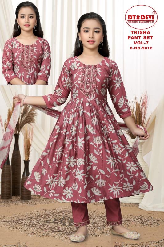 Trisha Pant Set Vol 7 Catalog kids wear wholesale in china