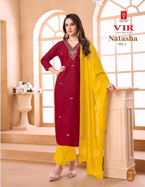 Vir Natasha vol 1 catalog ethnic indian kurtis online