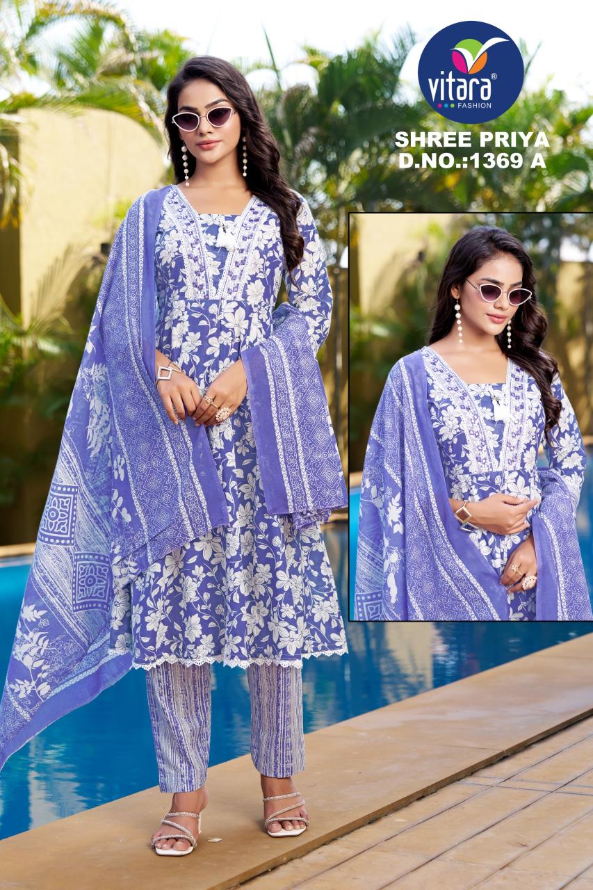 Vitara Shree Priya Catalog designer kurtis ebay india