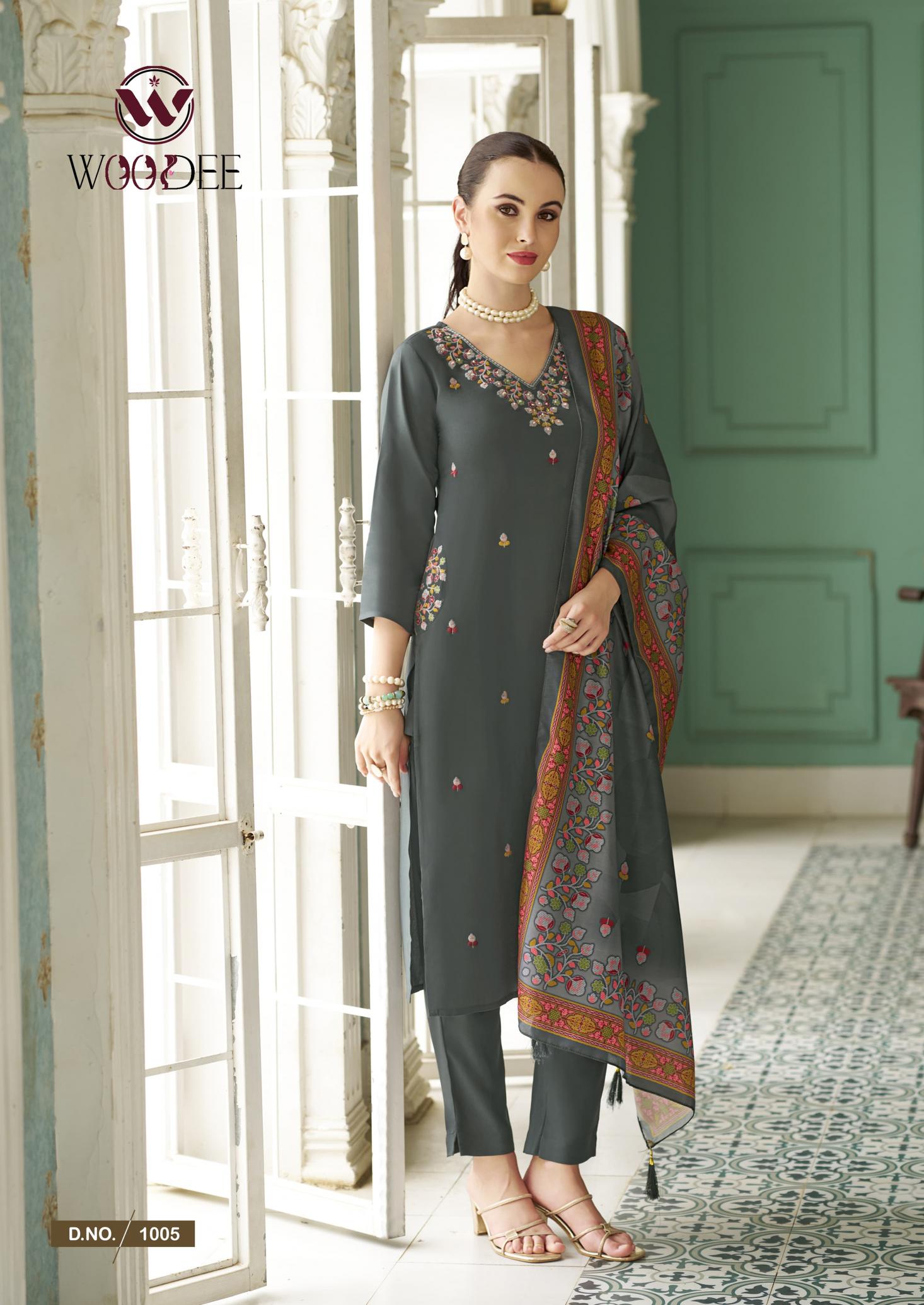 Woodee Chitraa catalog designer kurti suppliers in india