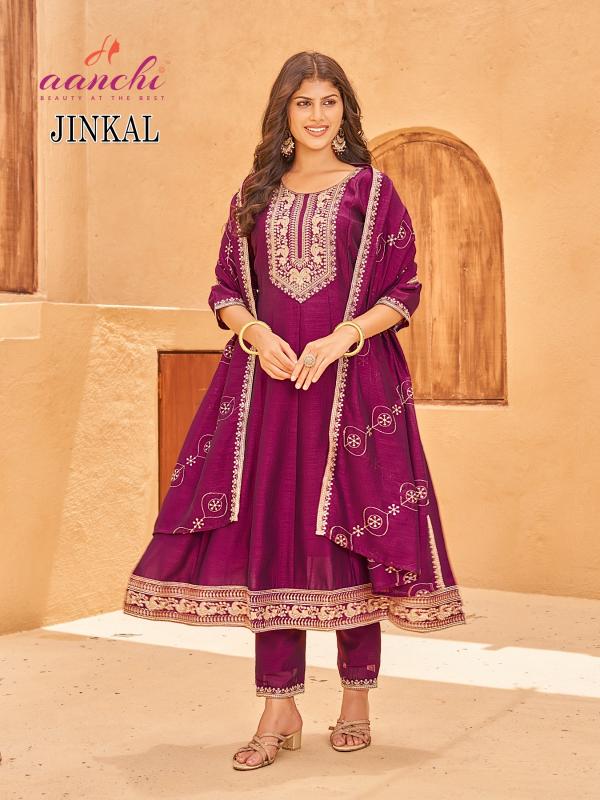 Aanchi Jinkal catalog anarkali kurti online shopping india