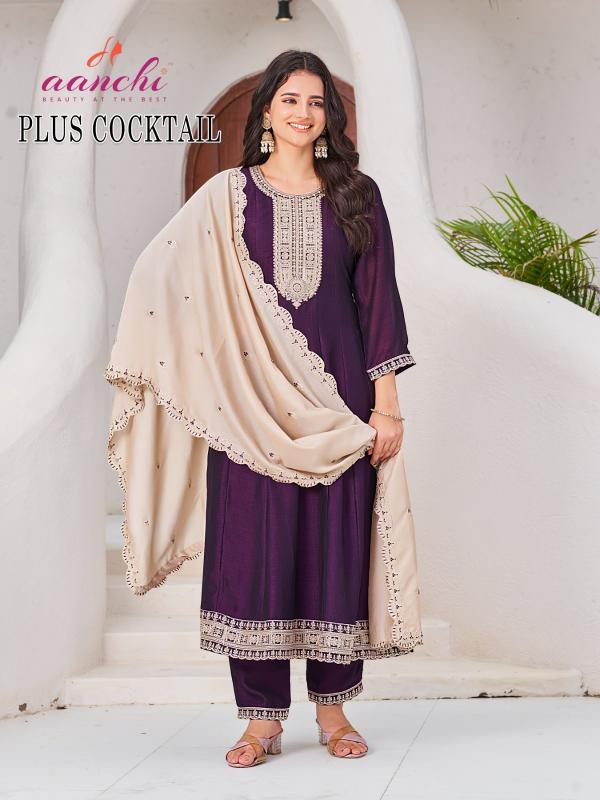 Aanchi Plus Cocktail catalog kurti from india