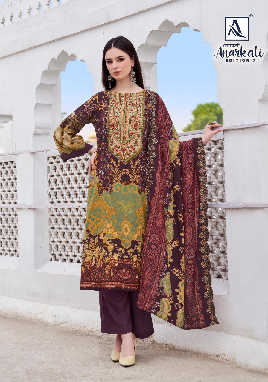 Alok Anarkali Vol 7 catalog ready made women dress material price in wholesale