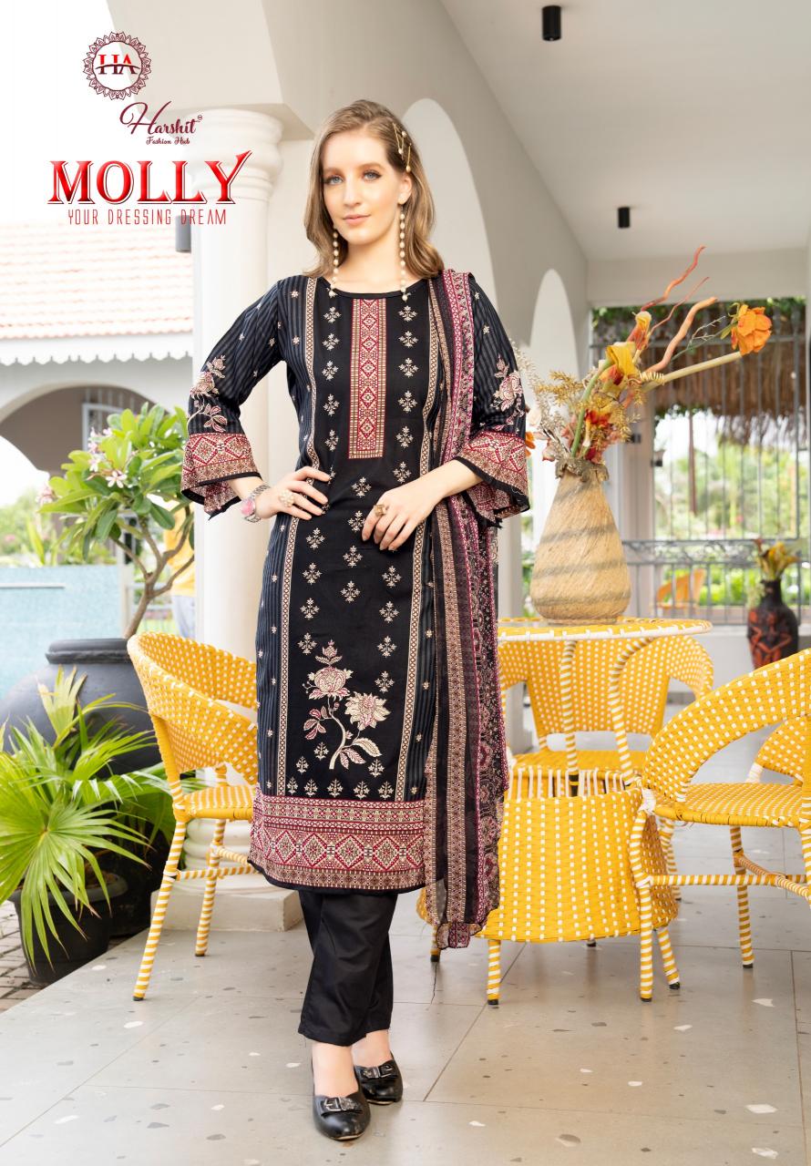Alok Molly catalog wholesale dress materials with price mumbai
