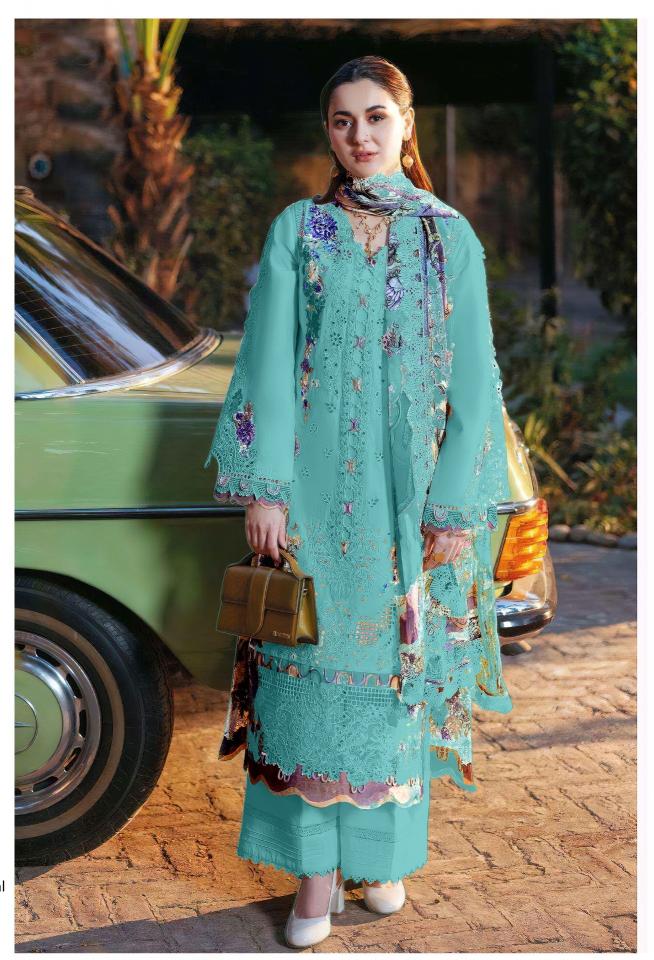 Alzohaib Az Zahra Vol 2 catalog Chiffon Dupatta pakistani wholesale suits in allahabad